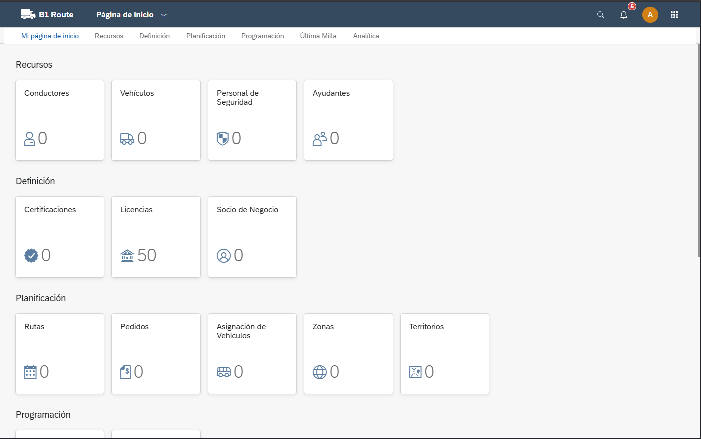 B1 Route screenshot